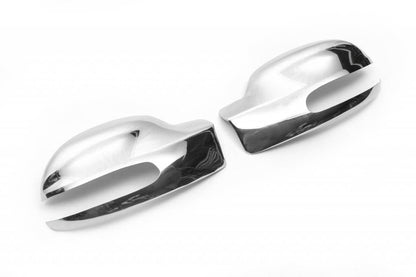 Mirror covers (2004-2010, Viano, 2 pcs, stainless steel) for Mercedes Vito W639 2004-2014 - Reelken Auto