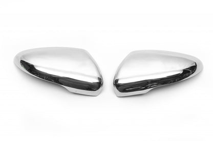 Covers for mirrors (2 pcs, stainless steel) for Volkswagen Touran 2010-2015 - image 6