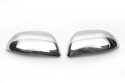 Mirror Covers (2 pcs, Stainless Steel) for Skoda Octavia II A5 2010-2013 - image 2