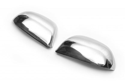Mirror Covers (2 pcs, Stainless Steel) for Skoda Superb 2009-2015 - image 6