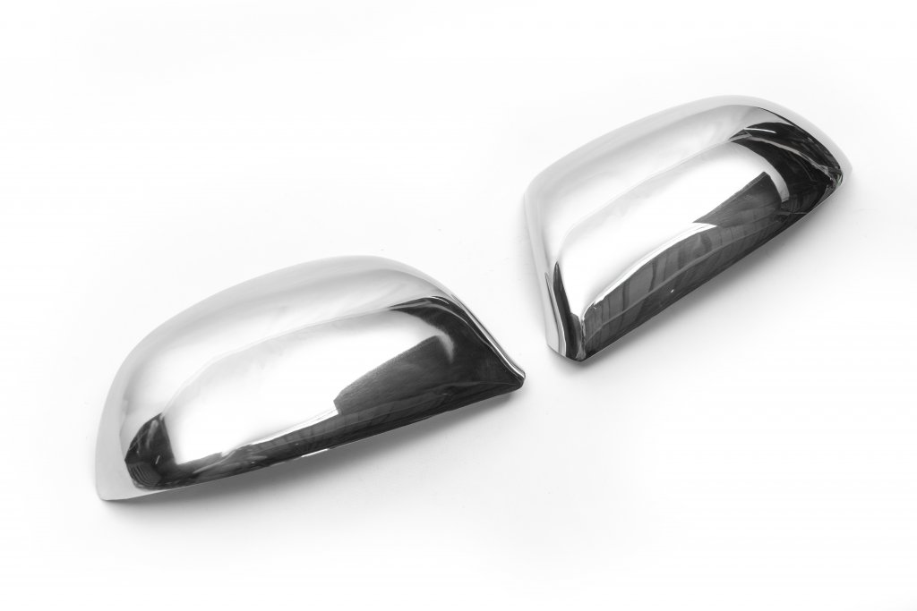 Mirror Covers (2 pcs, Stainless Steel) for Skoda Superb 2009-2015 - image 7