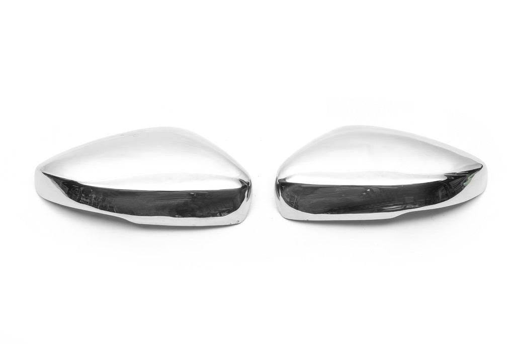 Covers for mirrors HB (2 pieces, stainless steel) for Volkswagen Polo 2010-2017 - Reelken Auto
