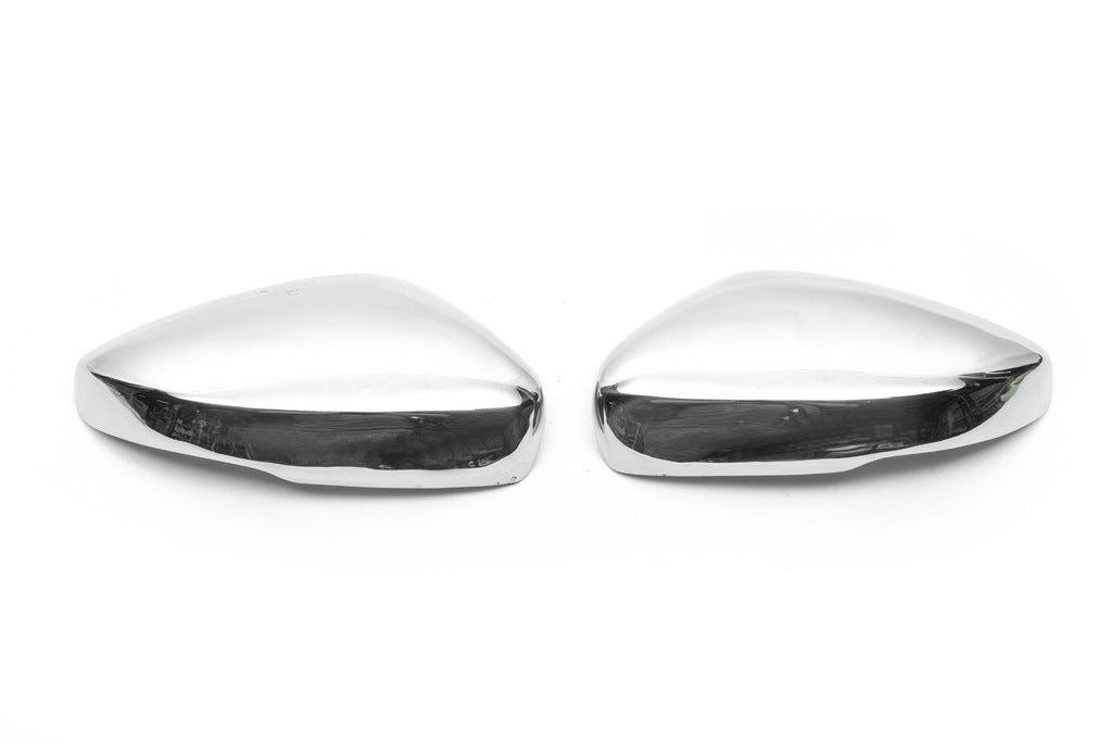 Mirror Covers HB (2 pcs, Stainless Steel) for Volkswagen Polo 2010-2017 - image 2