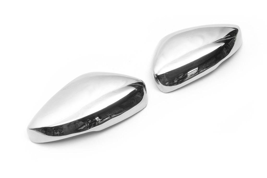 Covers for mirrors HB (2 pieces, stainless steel) for Volkswagen Polo 2010-2017 - Reelken Auto