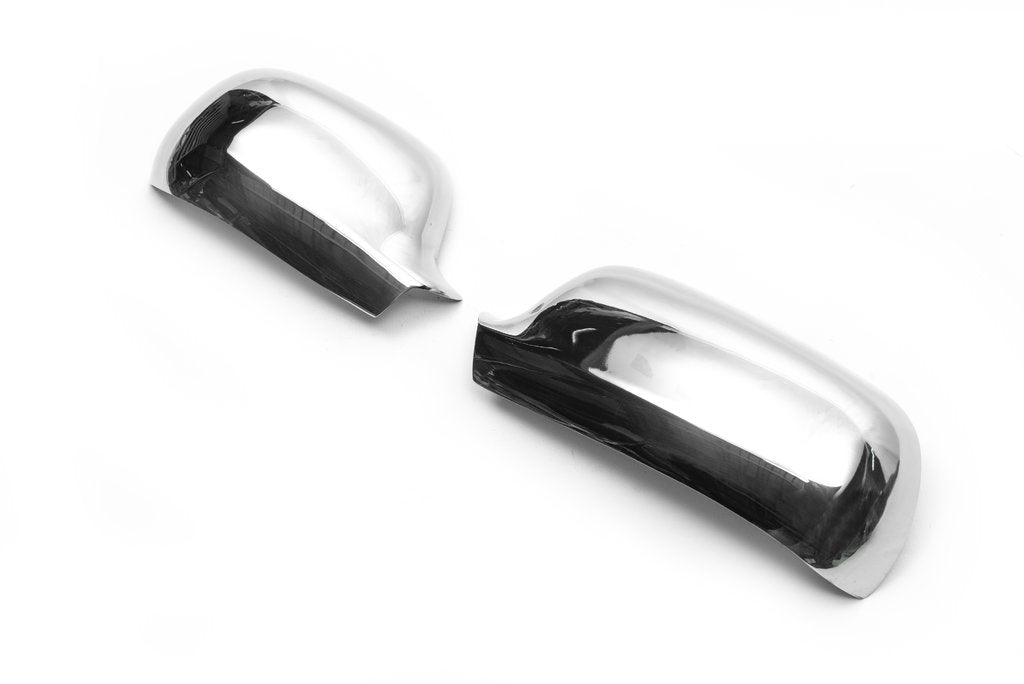 Chrome Mirror Covers (2000-2002, 2 pcs, plastic) for Seat Ibiza 2002-2009 - image 4