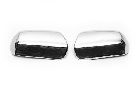 Covers for mirrors (2008-2010, 2 pieces, stainless steel) for Nissan Murano 2008-2014 - Reelken Auto