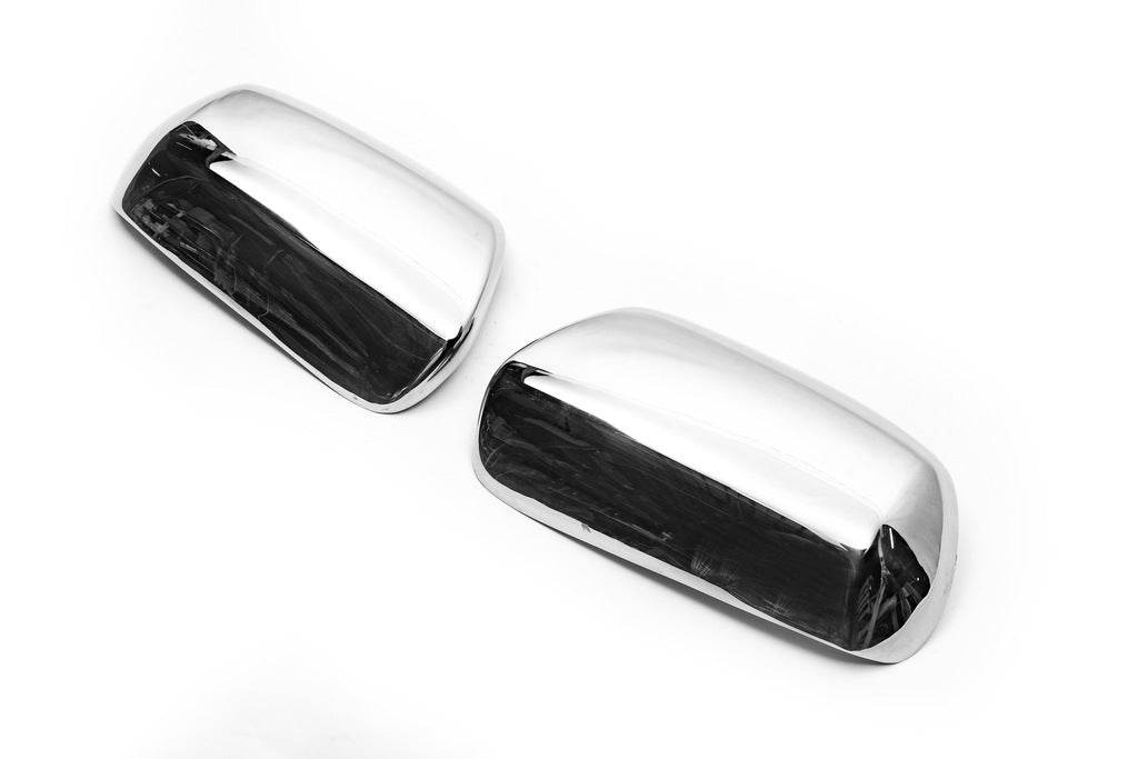 Covers for mirrors (2008-2010, 2 pieces, stainless steel) for Nissan Murano 2008-2014 - Reelken Auto