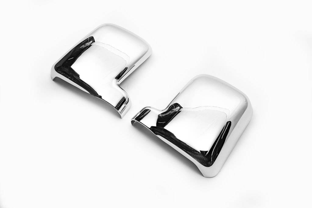 Covers for mirrors Chrome (2 PCs layer.) for Ford Connect 2002-2006 - Reelken Auto