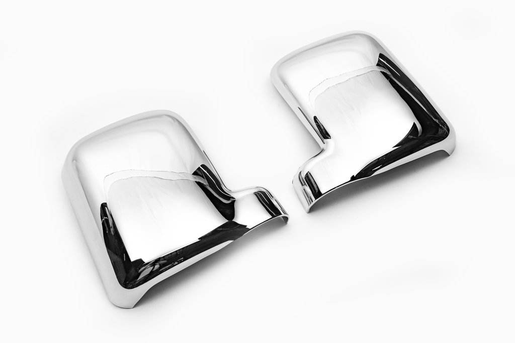 Covers for mirrors Chrome (2 PCs layer.) for Ford Connect 2002-2006 - Reelken Auto