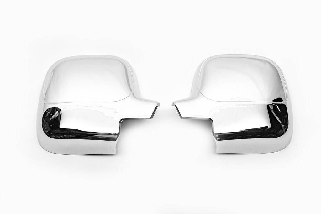 Covers for mirrors (2 pcs, plastics) for Peugeot Partner 1996-2008 - Reelken Auto