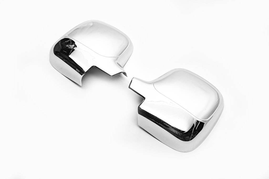 Covers for mirrors (2 pcs, plastics) for Peugeot Partner 1996-2008 - Reelken Auto