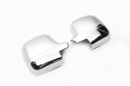 Covers for mirrors (2 pcs, plastics) for Peugeot Partner 1996-2008 - Reelken Auto