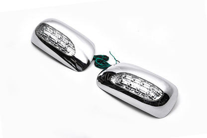 Mirror Covers with LED (2002-2005, 2 pcs, plastic) for Toyota Corolla 2002-2007 - image 4