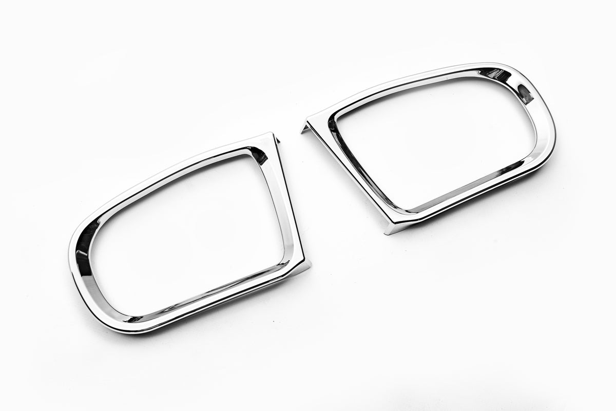 Chrome Mirror Covers (2 pcs, plastic) for Mercedes E-сlass W210 1995-2002 - image 2