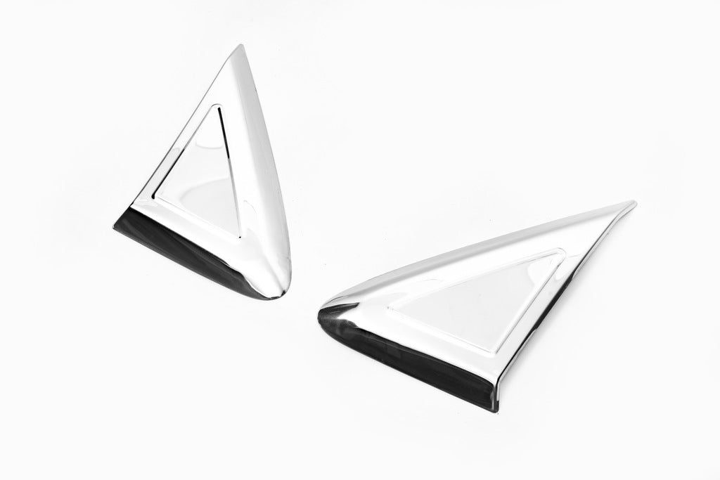 Mirror side trim cover (2 pcs, stainless steel) for Mercedes Sprinter W907/W910 2018- - image 4