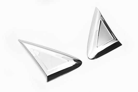 Cover near the mirror (2 pcs., stainless steel) for Mercedes Sprinter W907/W910 2018↗ - image 1