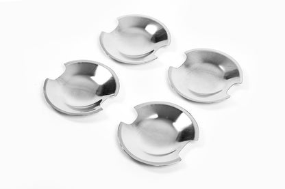 Chrome Handle Inserts (4 pcs, Stainless Steel) for Peugeot 208 2012-2019 - image 3