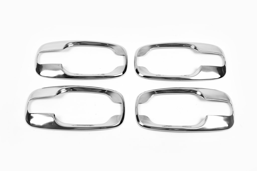 Door handle trims (4 pcs, stainless steel) for Opel Vivaro 2001-2015 - image 10