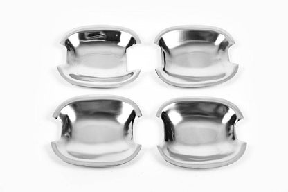 Pads for handles (4 pcs, stainless steel) for Mercedes Sprinter W901/902/903/904/905 1995-2006 - Reelken Auto