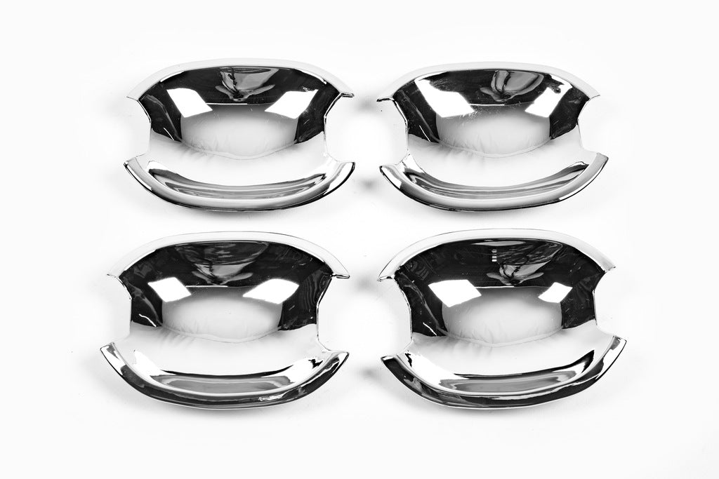 Chrome Handle Cup Covers (4 pcs, plastic) for Peugeot 307 2001-2008 - image 4
