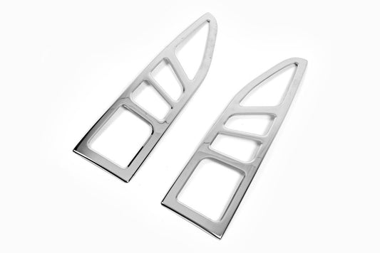Chrome Tail Light Covers Straight (2 pcs, Stainless Steel) for Citroen Berlingo 2008-2018 - image 2