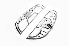 Chrome Tail Light Covers (2015↗, 2 pcs, plastic) for Fiat Doblo II 2010-2022 - image 2