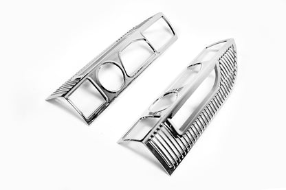 Chrome Tail Light Covers with Curve (2006-2014, 2 pcs, Plastic) for Fiat Ducato 2006-2025 - image 3
