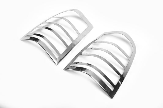 Chrome Tail Light Covers (2 pcs, Stainless Steel) for Mercedes Vito W638 1996-2003 - image 2
