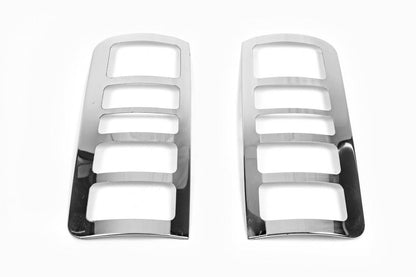 Chrome Tail Light Covers Version No.3 (2 pcs, Stainless Steel) for Ford Connect 2010-2013 - image 4