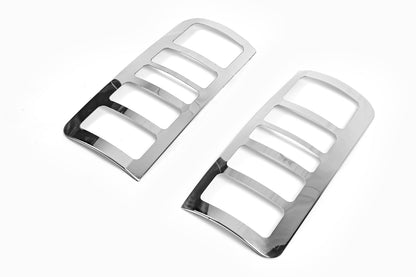 Covers for foot variant №3 (2 pcs, stainless steel) for Ford Connect 2010-2013 - image 1
