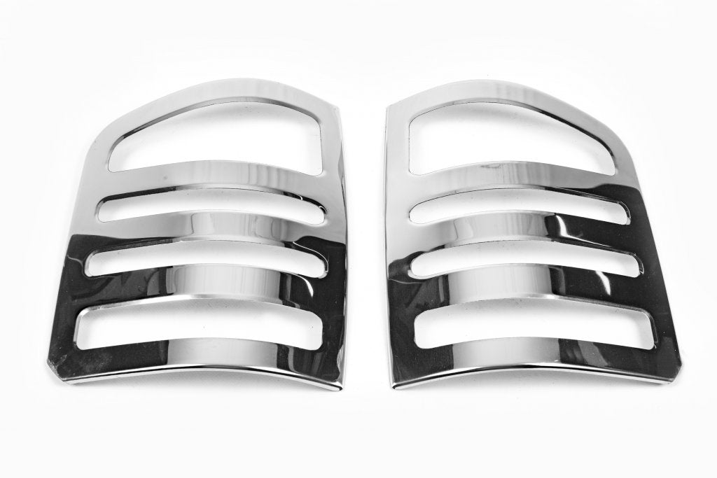 Chrome Tail Light Covers (2 pcs, Stainless Steel) for Volkswagen T5 Multivan 2003-2010 - image 3