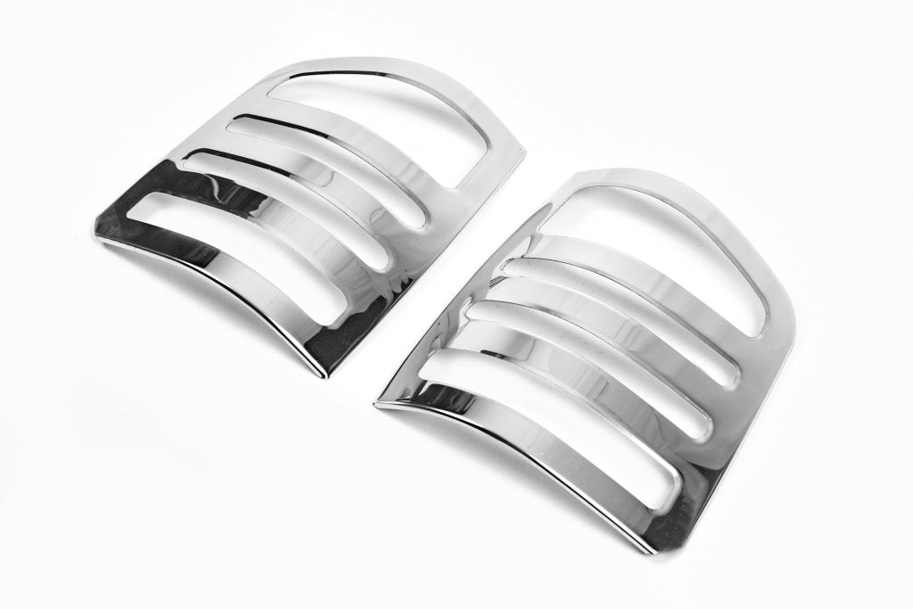 Overlays on tail lights ( 2 pieces, stainless steel) for Volkswagen T5 Transporter 2003-2010 - image 3