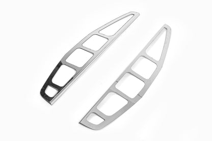 Chrome Tail Light Covers (2 pcs, Stainless Steel) for Fiat Doblo I 2001-2005 - image 3