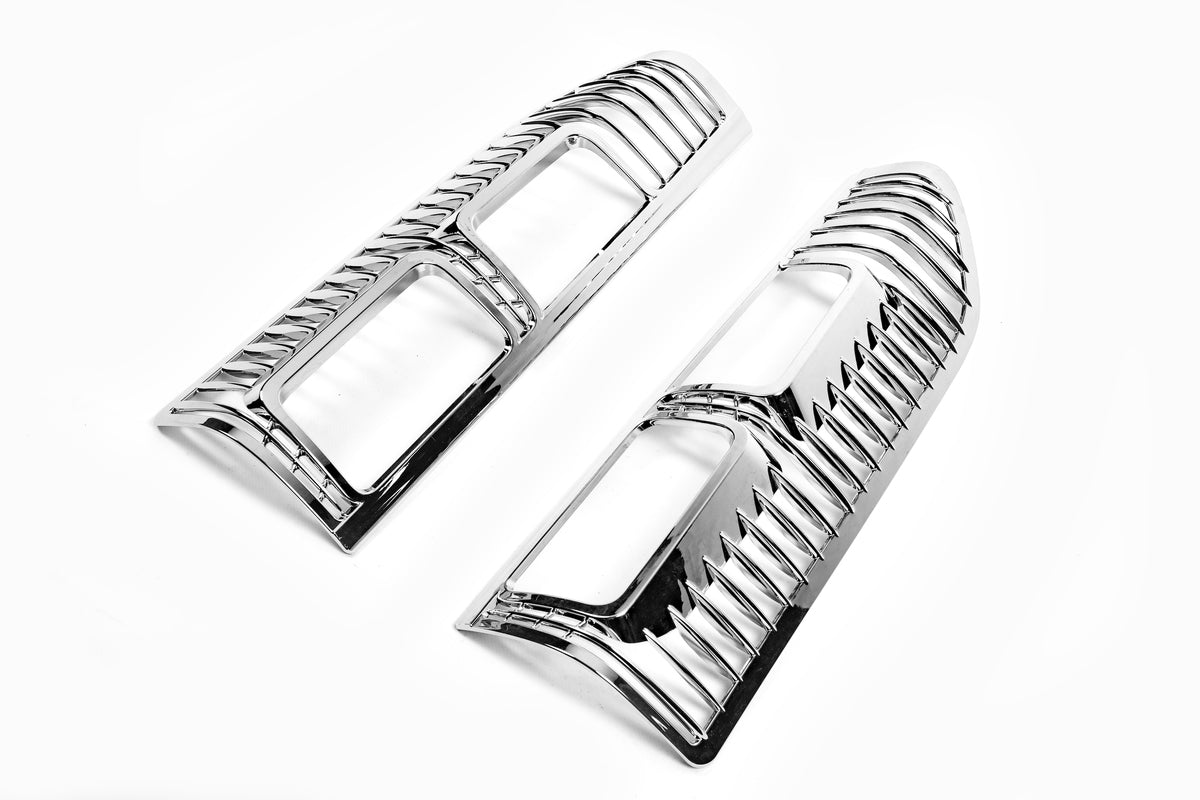 Chrome Tail Light Covers (2 pcs, plastic) for Opel Vivaro 2015-2019 - image 2