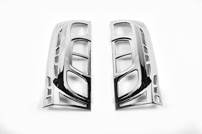 Chrome Tail Light Covers with Curve (2 pcs, plastic) for Fiat Fiorino/Qubo 2008-2024 - image 2