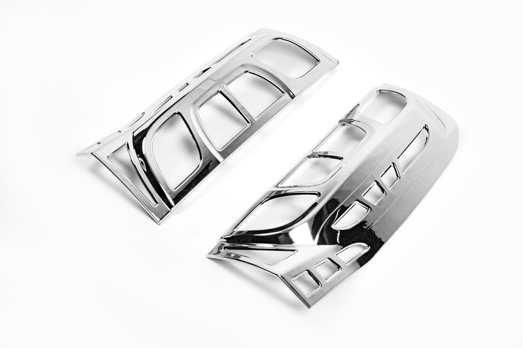 Chrome Tail Light Covers with Curve (2 pcs, plastic) for Peugeot Bipper 2008-2017 - image 8