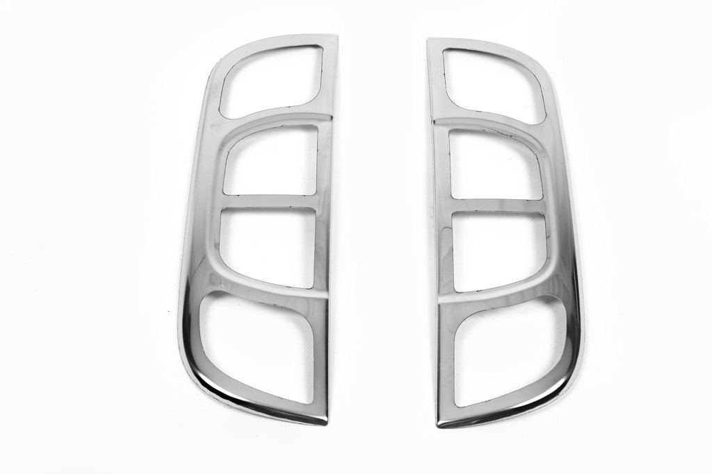 Chrome Tail Light Covers (2 pcs, Stainless Steel) for Peugeot Bipper 2008-2017 - image 3