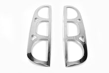 Chrome Tail Light Covers (2 pcs, Stainless Steel) for Fiat Doblo I 2005-2010 - image 2