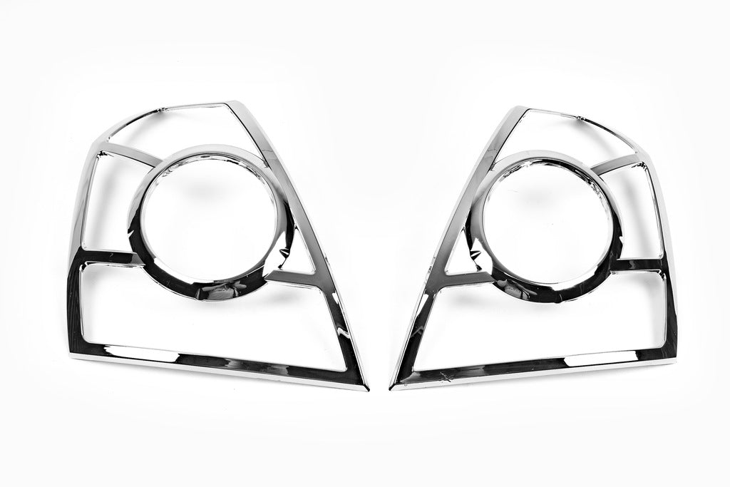Chrome Tail Light Covers (2 pcs, plastic) for Hyundai Elantra (XD) 2000-2011 - image 3