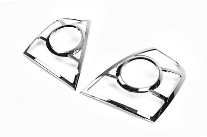 Chrome Tail Light Covers (2 pcs, plastic) for Hyundai Elantra (XD) 2000-2011 - image 2