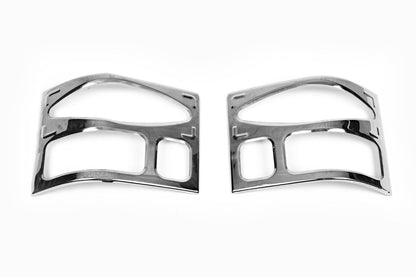 Chrome Tail Light Covers (2 pcs, Stainless Steel) for Volkswagen T4 Caravelle/Multivan 1990-2003 - image 3