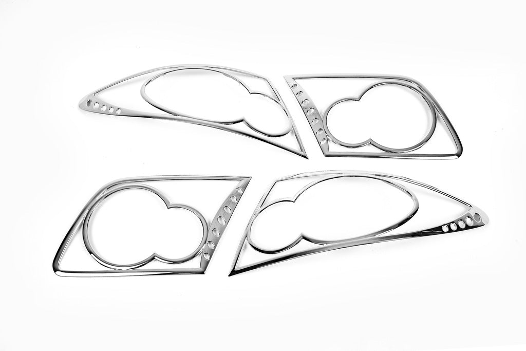 Chrome Tail Light Covers (2 pcs, plastic) for Mazda 6 2003-2008 - image 3