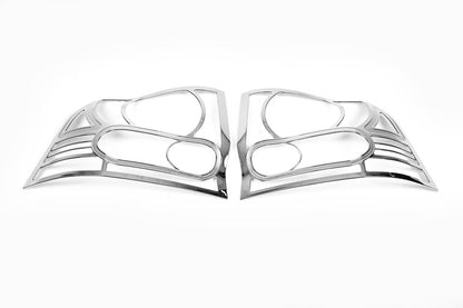 Chrome Tail Light Covers (2 pcs, plastic) for SsangYong Action 2005-2018 - image 3