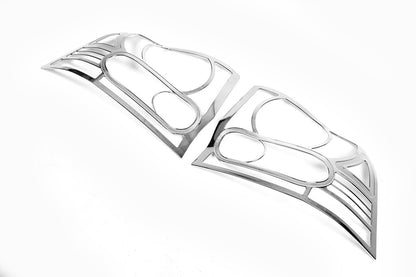 Chrome Tail Light Covers (2 pcs, plastic) for SsangYong Action 2005-2018 - image 4