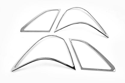 Chrome Tail Light Covers (2 pcs, plastic) for Lexus LS 2001-2006 - image 3