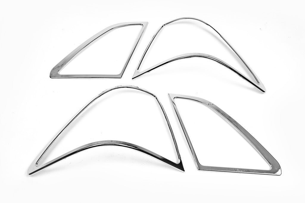 Chrome Tail Light Covers (2 pcs, plastic) for Lexus LS 2001-2006 - image 3