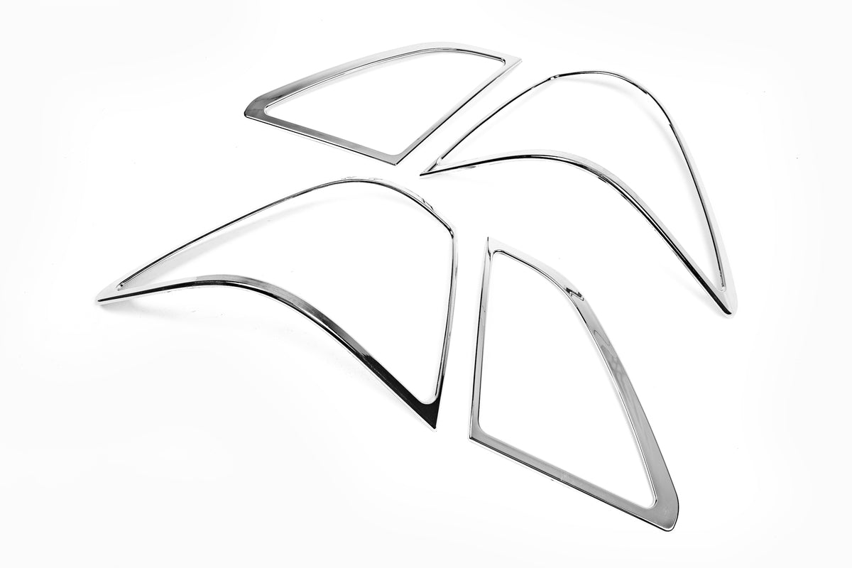 Chrome Tail Light Covers (2 pcs, plastic) for Lexus LS 2001-2006 - image 2