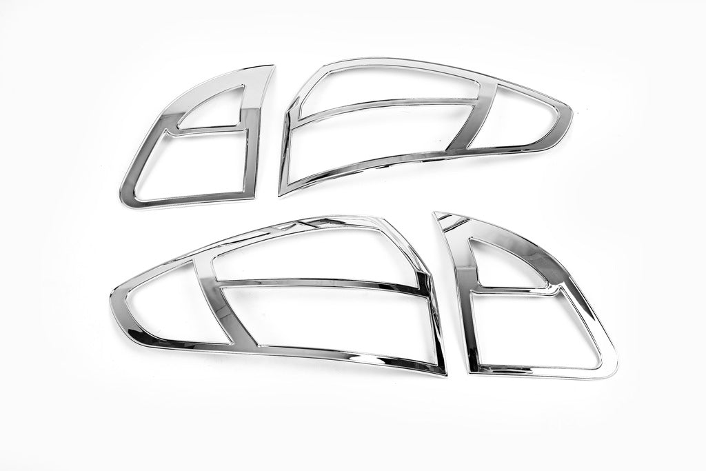 Chrome Tail Light Covers (2 pcs, plastic) for Ford Fiesta 2008-2017 - image 2