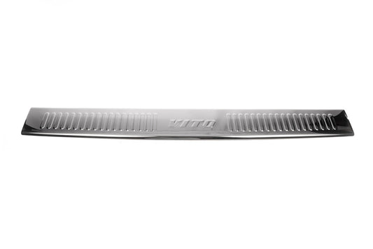 Rear bumper (Omsa, stainless steel) for Mercedes Vito W638 1996-2003 - image 2