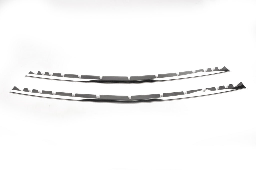 Scuff grille bumper (2 pcs, stainless steel) for Mercedes Vito / V-class W447 2014↗ year - image 5